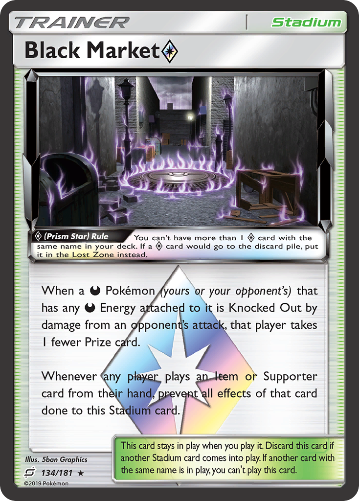 Team Up Black Market Prism Star #134/181